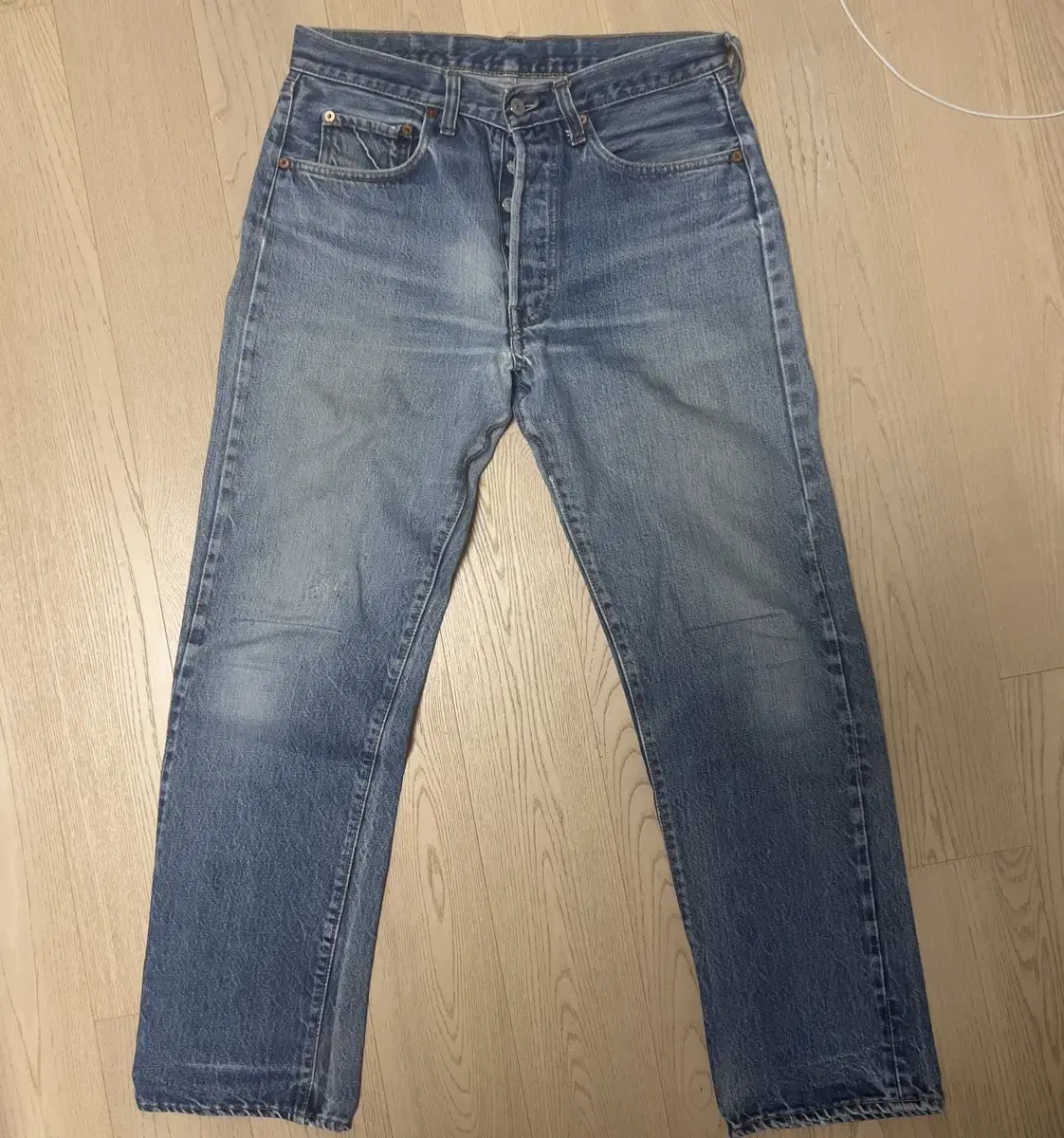 70s levis 501 66 후기 블랭크 탭